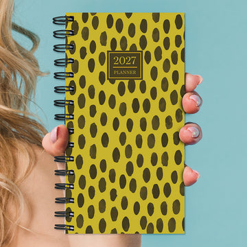 2027 Spots of Dots Small Weekly Monthly Planner