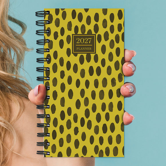 2027 Spots of Dots Small Weekly Monthly Planner