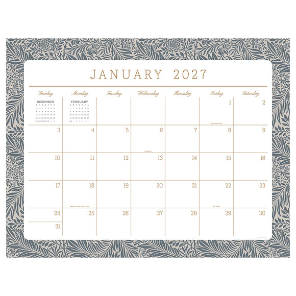 2027 Artisan Legacy Large Desk Pad Monthly Blotter Calendar