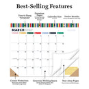 2027 Long Weekend Large Desk Pad Monthly Blotter Calendar-3