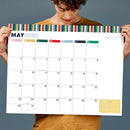 2027 Long Weekend Large Desk Pad Monthly Blotter Calendar-1