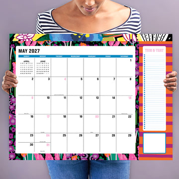 2027 Maximal Mirage Large Desk Pad Monthly Blotter Calendar