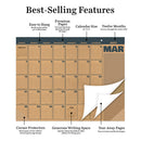 2027 Trail + Timber Large Desk Pad Monthly Blotter Calendar-3