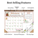 2027 Susan Branch Large Desk Pad Monthly Blotter Calendar-3
