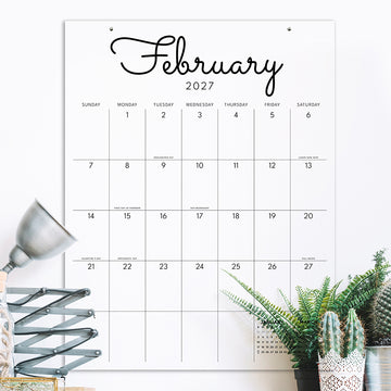 2027 Large Art Poster Wall Calendar - 0