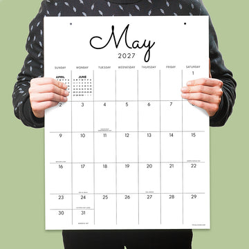 2027 Large Art Poster Wall Calendar