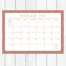 2027 Artisan Legacy Medium Desk Pad Monthly Blotter Calendar-2
