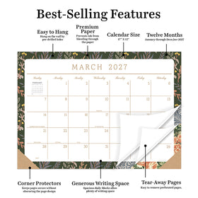 2027 Artisan Legacy Medium Desk Pad Monthly Blotter Calendar - 0