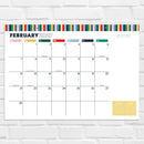 2027 Long Weekend Medium Desk Pad Monthly Blotter Calendar-2