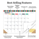 2027 Long Weekend Medium Desk Pad Monthly Blotter Calendar-2