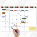 2027 Long Weekend Medium Desk Pad Monthly Blotter Calendar-4
