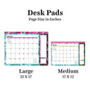 2027 Maximal Mirage Medium Desk Pad Monthly Blotter Calendar-5