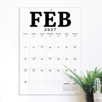 2027 Medium Art Poster Wall Calendar