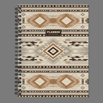 2027 Aztec Medium Weekly Monthly Planner - 0