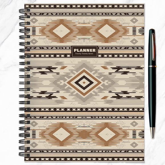 2027 Aztec Medium Weekly Monthly Planner