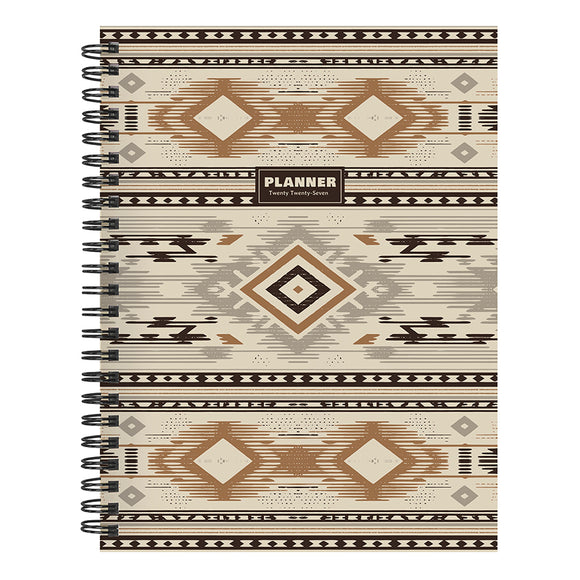 2027 Aztec Medium Weekly Monthly Planner
