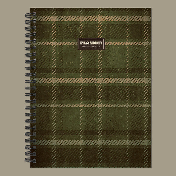 2027 Rugged Patch Medium Weekly Monthly Planner