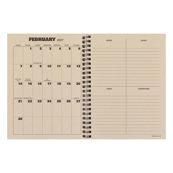 2027 Rugged Patch Medium Weekly Monthly Planner