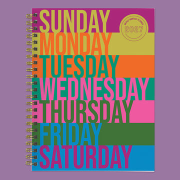 2027 All Week Long Medium Weekly Monthly Planner - 0