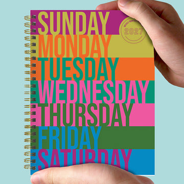 2027 All Week Long Medium Weekly Monthly Planner