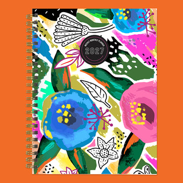 2027 Graphic Petals Medium Weekly Monthly Planner - 0