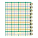 2027 Pastel Plaid Medium Weekly Monthly Planner-10