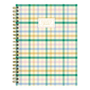 2027 Pastel Plaid Medium Weekly Monthly Planner-11