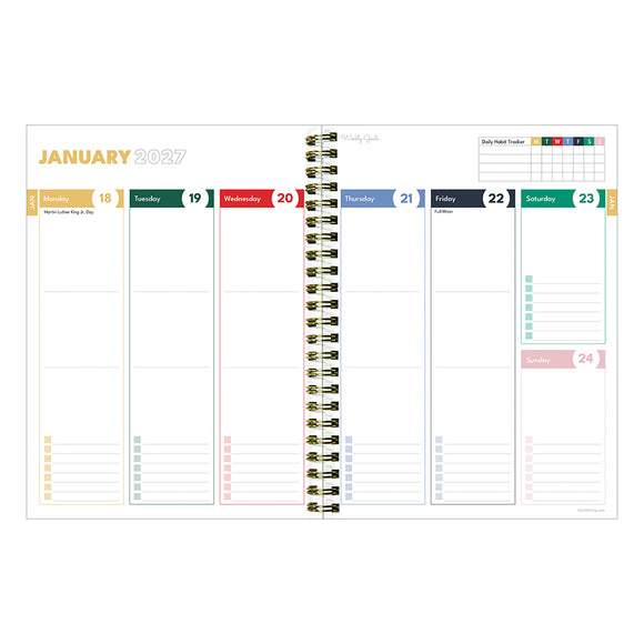2027 Seagulls Medium Weekly Monthly Planner