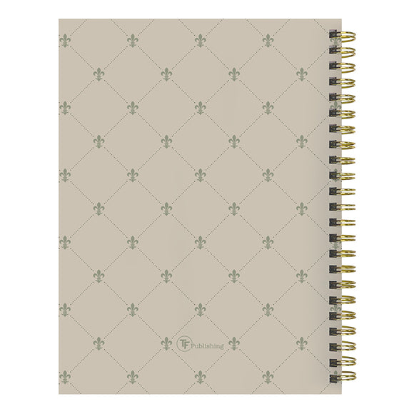 2027 Fleur de Lis Medium Weekly Monthly Planner