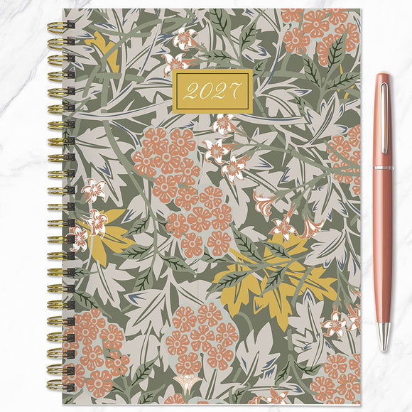 2027 Garden Bouquet Medium Weekly Monthly Planner
