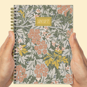 2027 Garden Bouquet Medium Weekly Monthly Planner