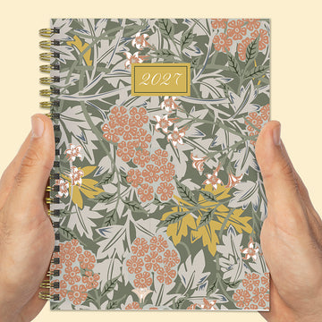 2027 Garden Bouquet Medium Weekly Monthly Planner