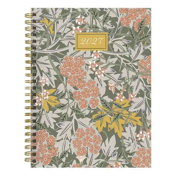 2027 Garden Bouquet Medium Weekly Monthly Planner
