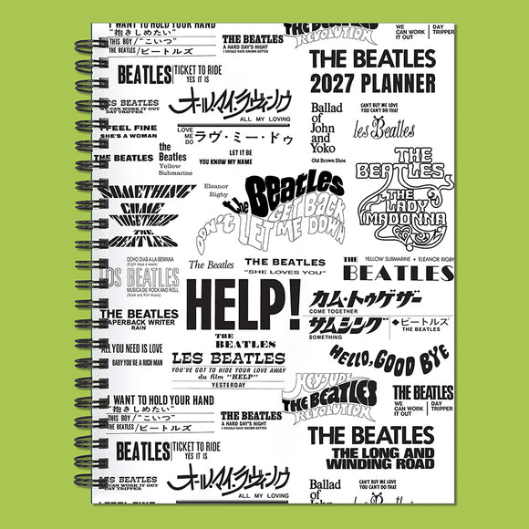2027 Beatles Medium Weekly Monthly Planner