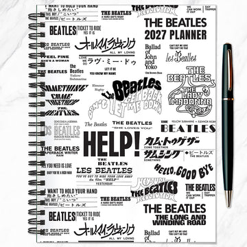 2027 Beatles Medium Weekly Monthly Planner
