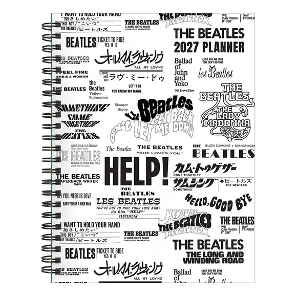2027 Beatles Medium Weekly Monthly Planner