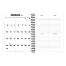 2027 Mahogany Medium Weekly Monthly Planner-3