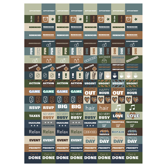 2027 Foggy Forest Large Weekly Monthly Planner