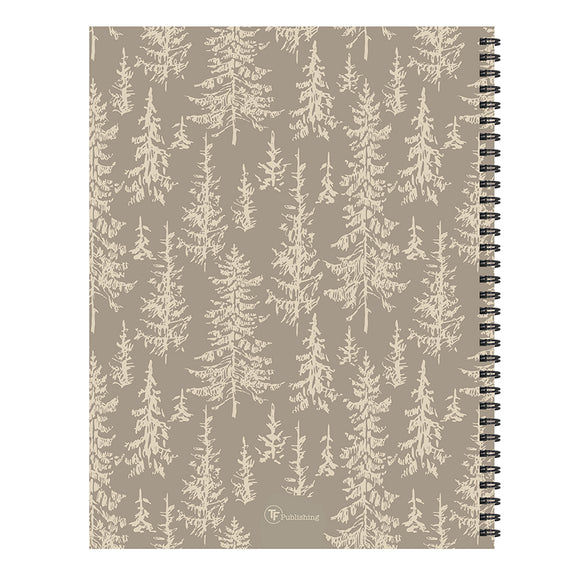2027 Foggy Forest Large Weekly Monthly Planner