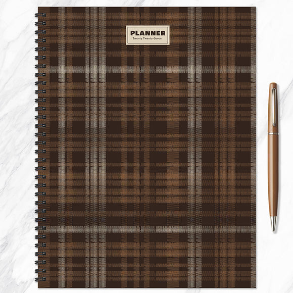 2027 Native Twill Large Weekly Monthly Planner