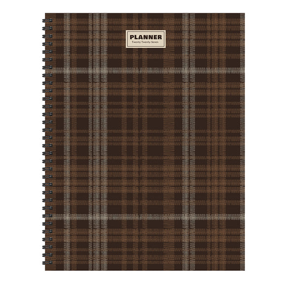 2027 Native Twill Large Weekly Monthly Planner