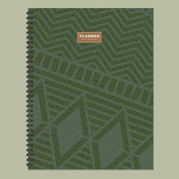 2027 Weatherwood Wool Large Weekly Monthly Planner - 0