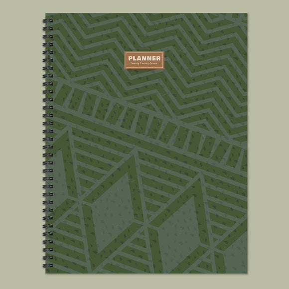 2027 Weatherwood Wool Large Weekly Monthly Planner