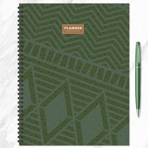 2027 Weatherwood Wool Large Weekly Monthly Planner