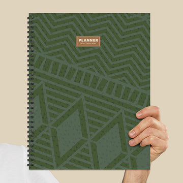 2027 Weatherwood Wool Large Weekly Monthly Planner
