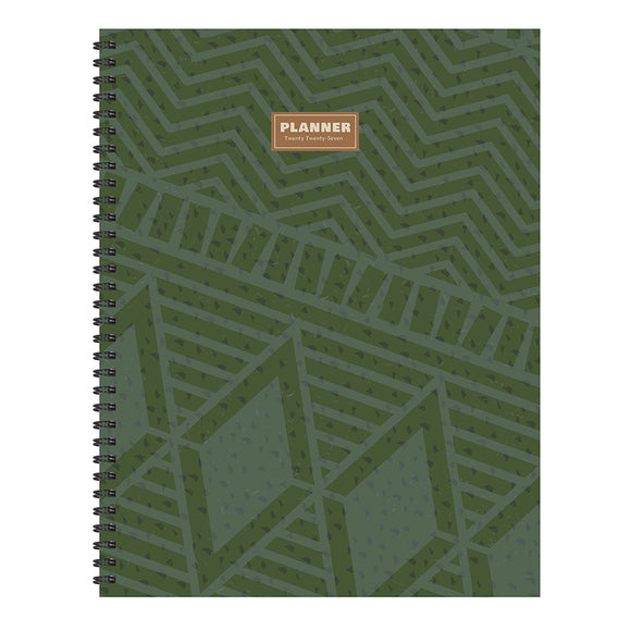 2027 Weatherwood Wool Large Weekly Monthly Planner