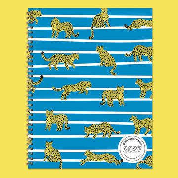 2027 Meow the Line Large Weekly Monthly Planner - 0