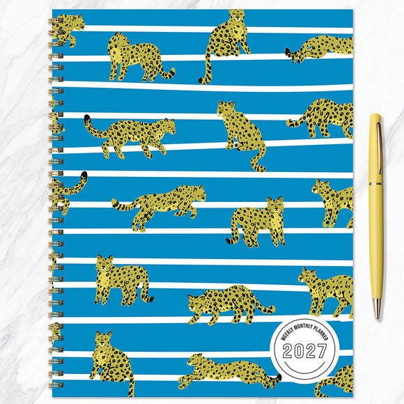 2027 Meow the Line Large Weekly Monthly Planner