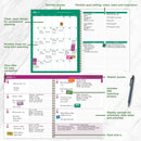 2027 Peonies Large Weekly Monthly Planner-6