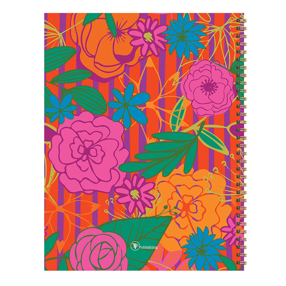 2027 Peonies Large Weekly Monthly Planner